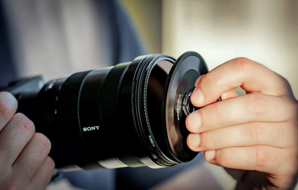 Installation du filtre ND8