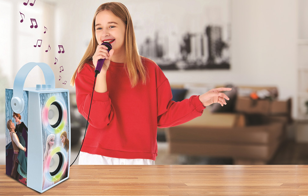 Enceinte avec microphone La Reine des Neiges