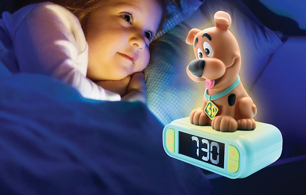 Réveil Scooby-Doo Lexibook avec lampe