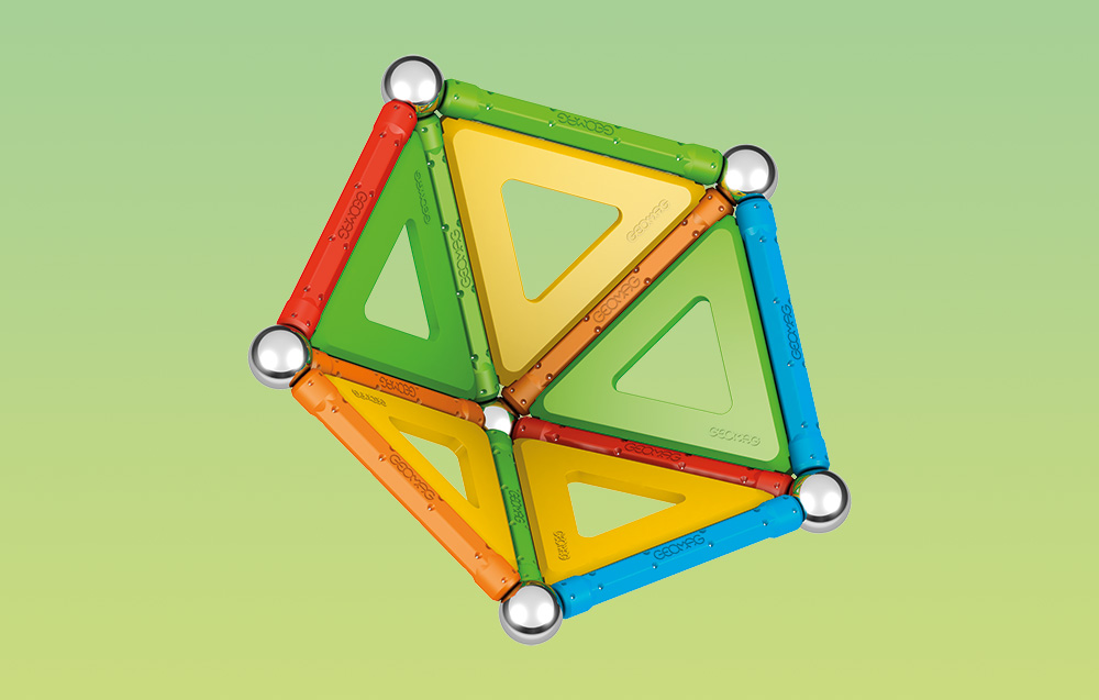 Modèles 3D construits avec Geomag Supercolor Panels Recycled