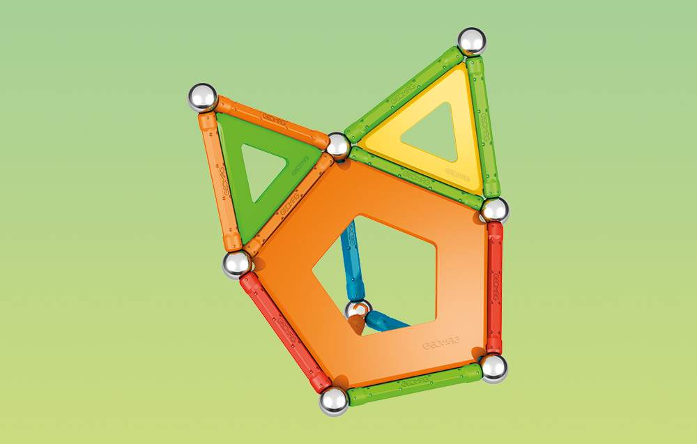 Boîte de rangement pour le set Geomag Supercolor Panels Recycled