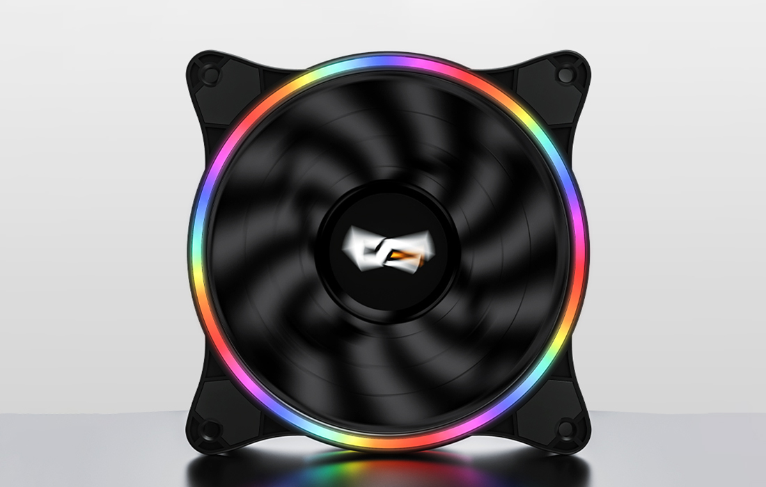 Ventilateur d'ordinateur LED Darkflash D1
