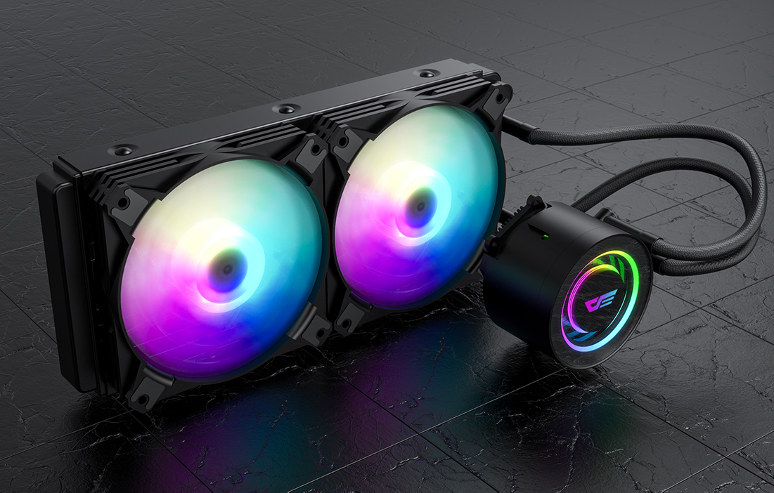 Éclairage coloré du Darkflash DX240