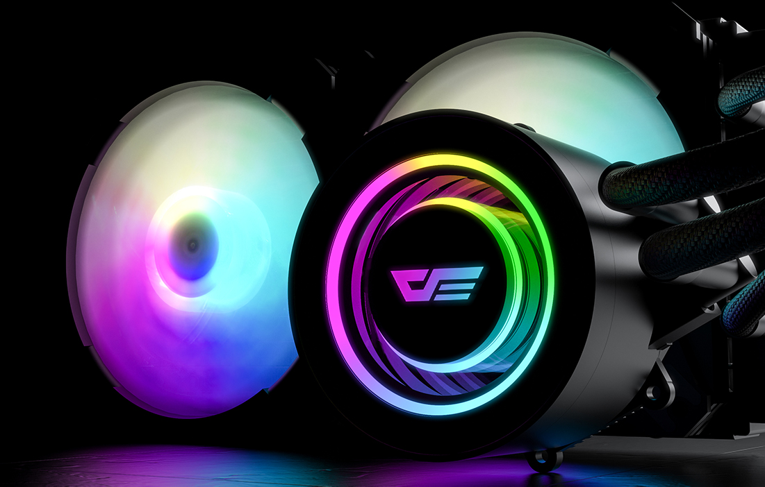 Design avec éclairage du Darkflash DX240