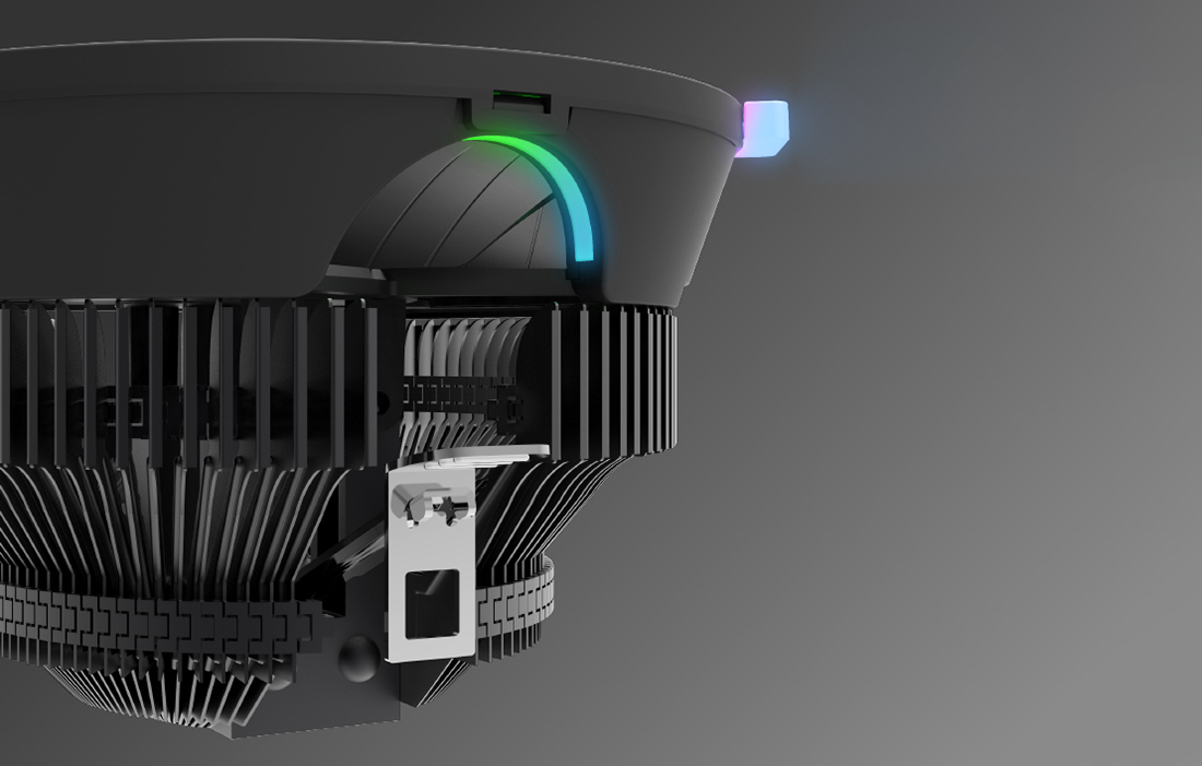 Montage facile du ventilateur pour processeur