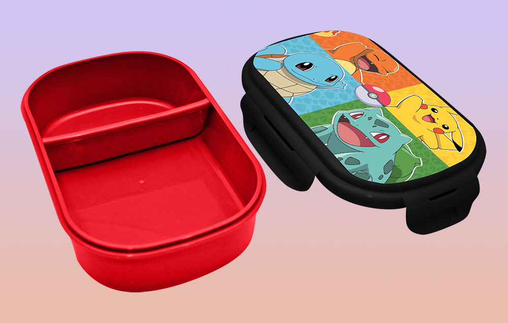 Boîte à lunch Pokémon avec fourchette