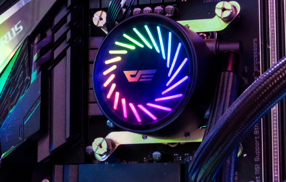 Refroidissement liquide pour ordinateur Darkflash DCS120