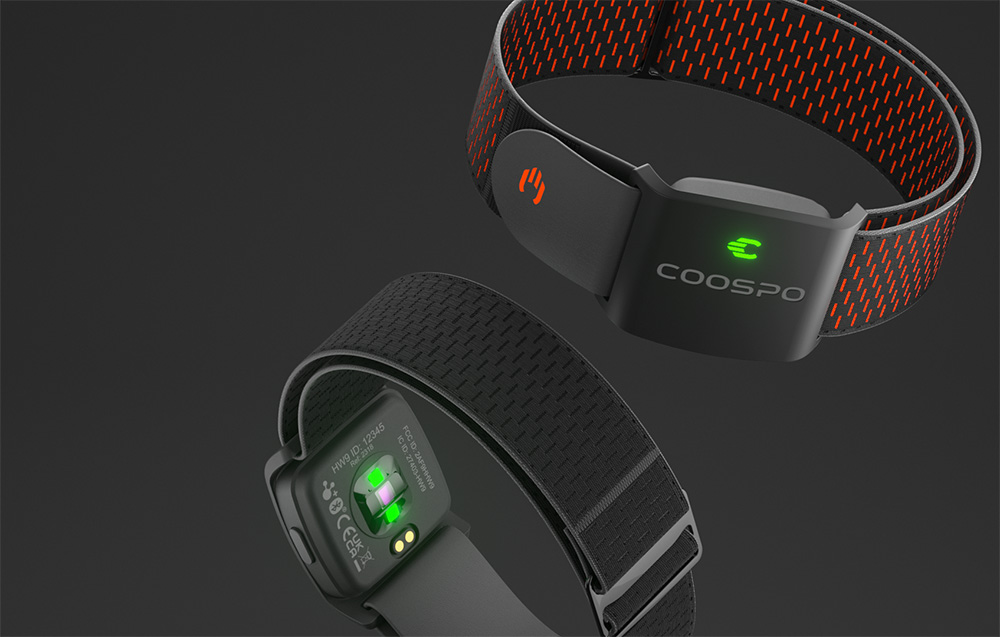 Coospo HW9 Moniteur de Fréquence Cardiaque