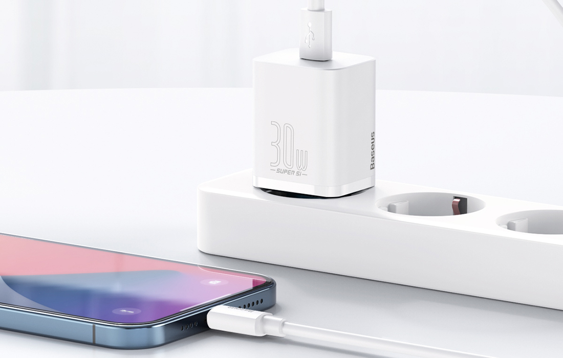 Exemple d'utilisation du chargeur Baseus 1C