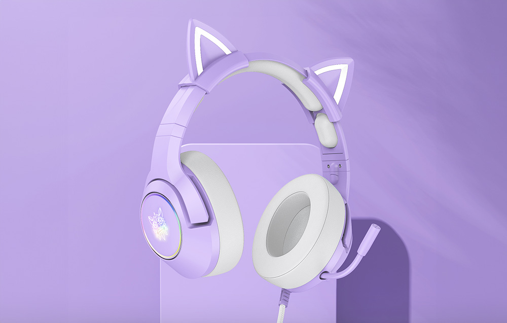 ONIKUMA K9 Gaming Headphones (Purple)