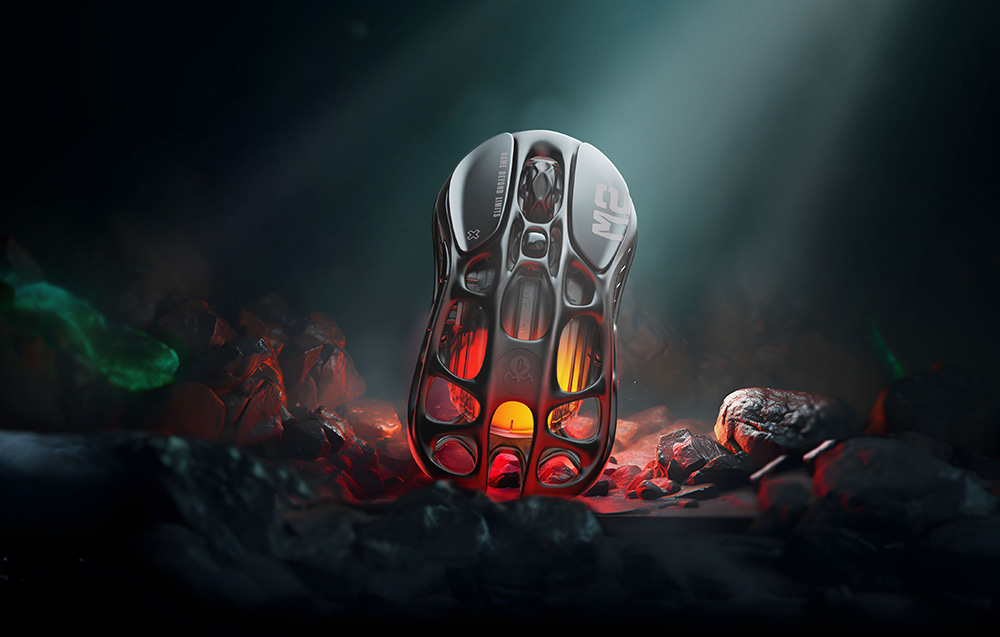 Souris de jeu sans fil GravaStar Mercury M2