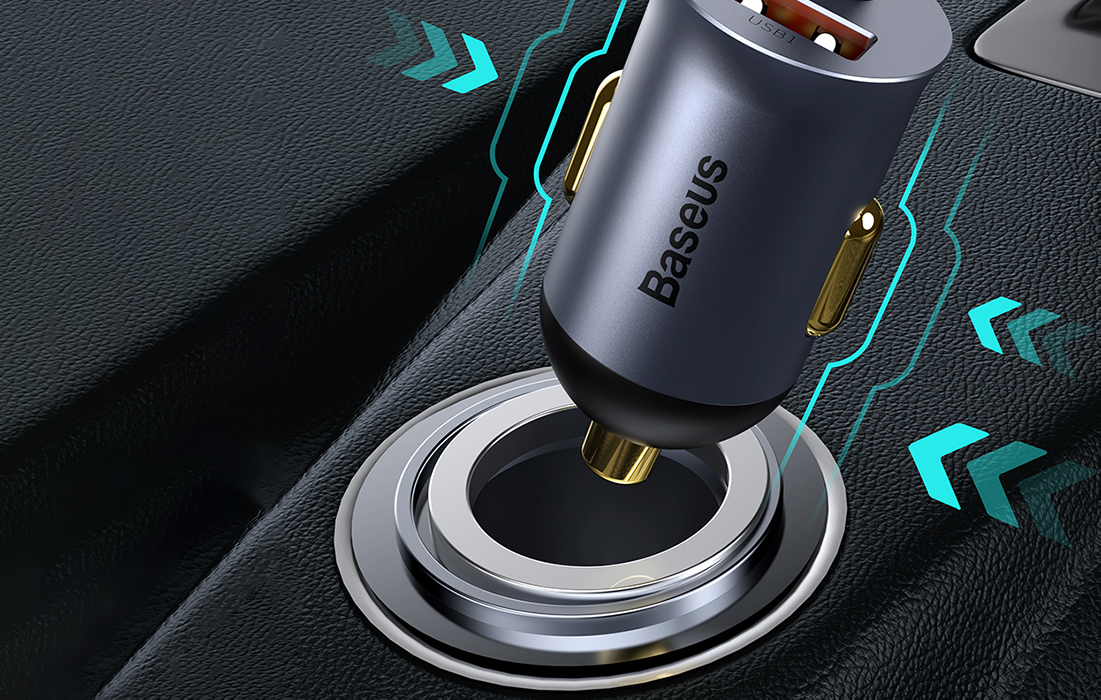 Design du chargeur pour voiture Baseus