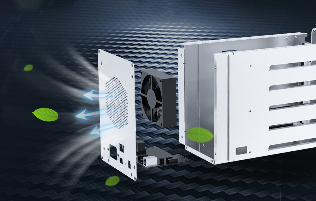 Orico enclosure cooling system