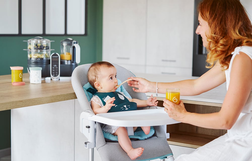 Nutribaby en action avec des légumes