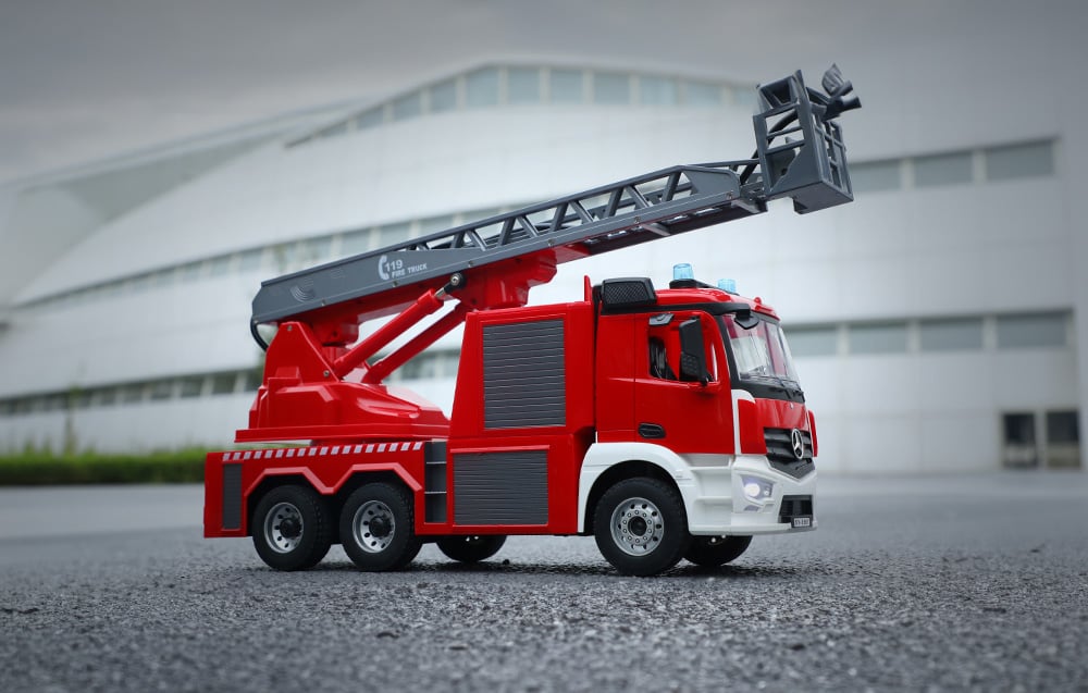 Détails du camion de pompiers