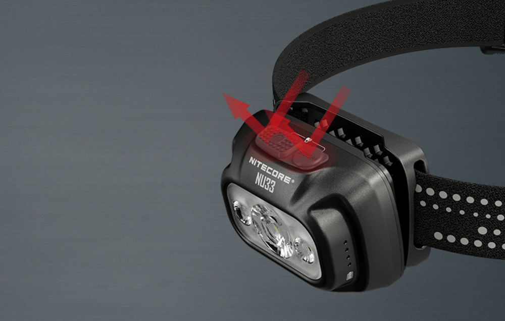 Boutons de la lampe Nitecore NU33