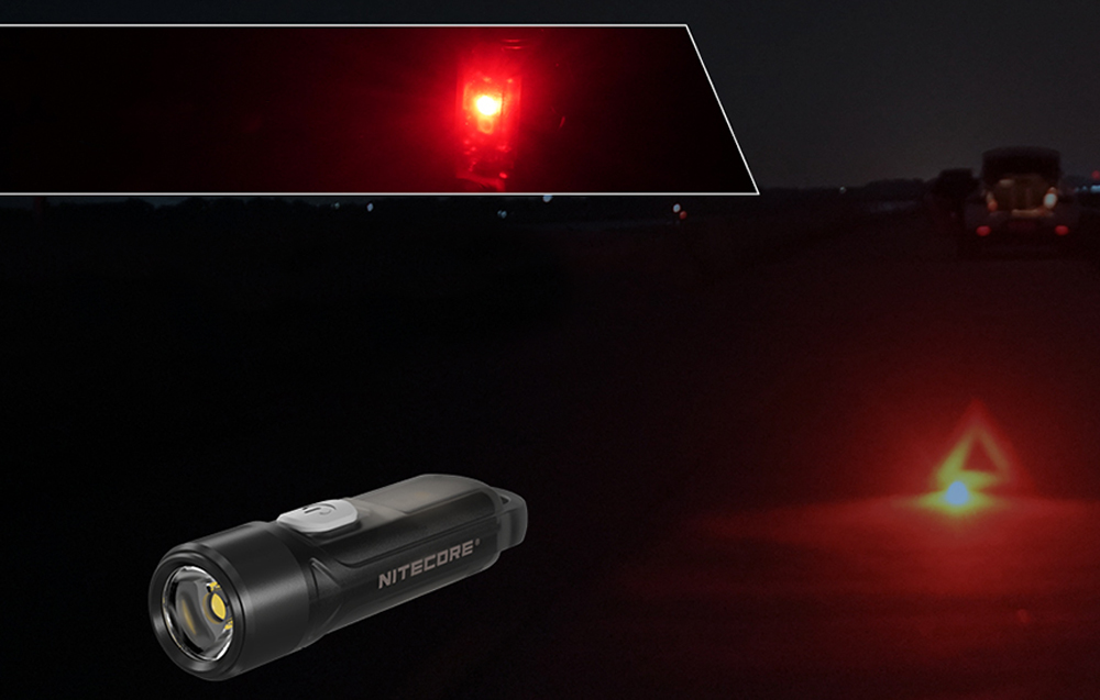 Niveaux de luminosité de la lampe de poche Nitecore TIKI LE