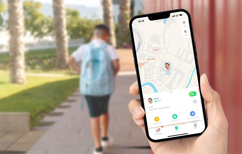 Suivi de localisation et zones de sécurité