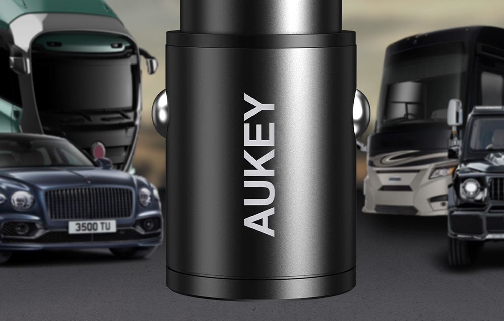 Sécurité du chargeur de voiture Aukey CC-A3