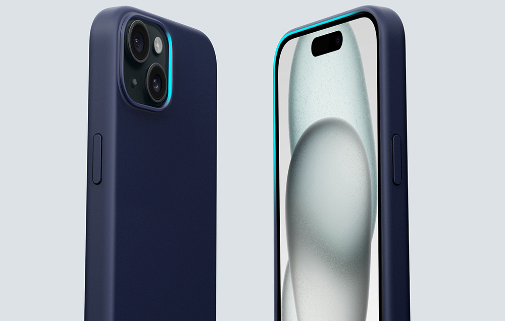 Étui Aukey PC-GJ10B pour iPhone 15 Plus