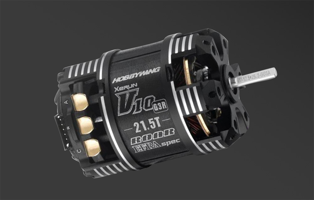 Performances du moteur Hobbywing XeRun V10-21.5T-noir-G3R