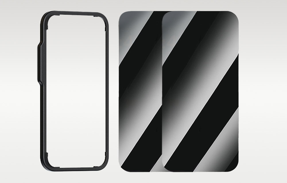Application facile du verre trempé