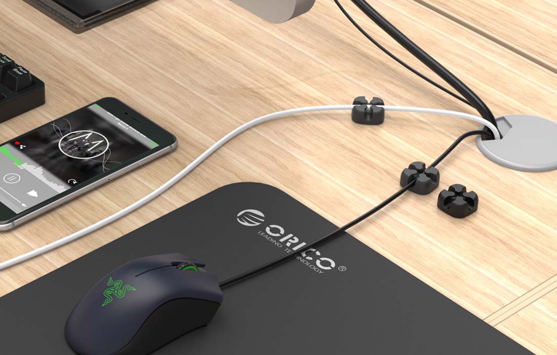 Compartiments du support de câble Orico CBSX-BK