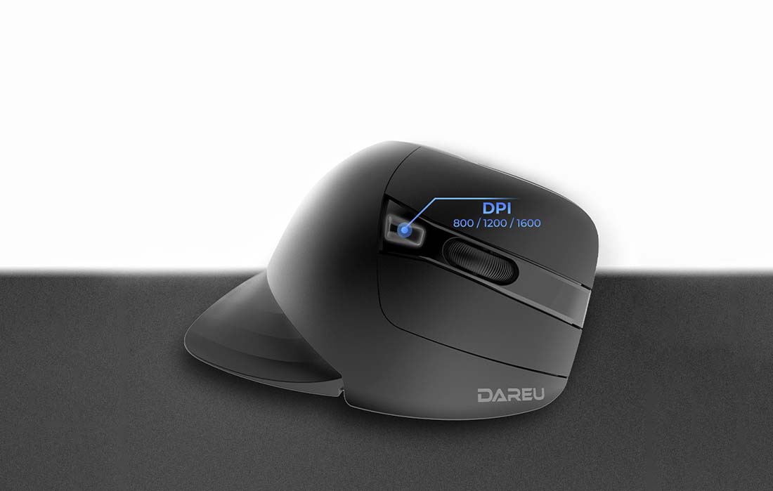 Ajustement du DPI sur la souris Dareu