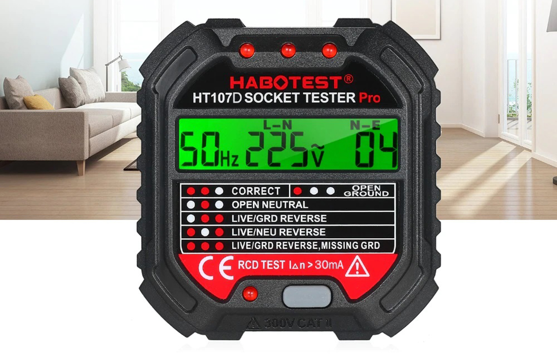 Testeur de prise Habotest HT107D