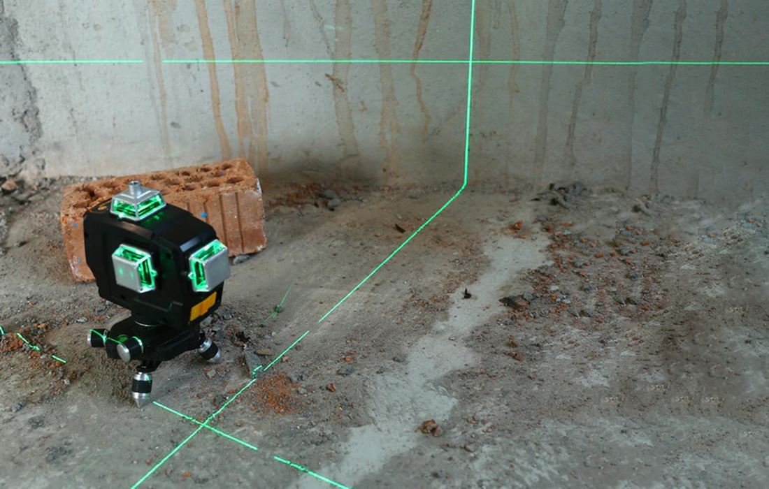 Niveau laser pour intérieur et extérieur