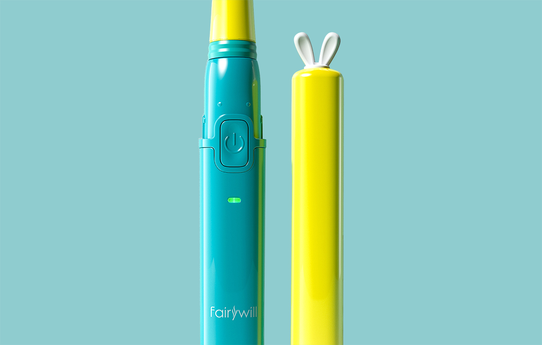 Chargement de la brosse à dents FairyWill par USB