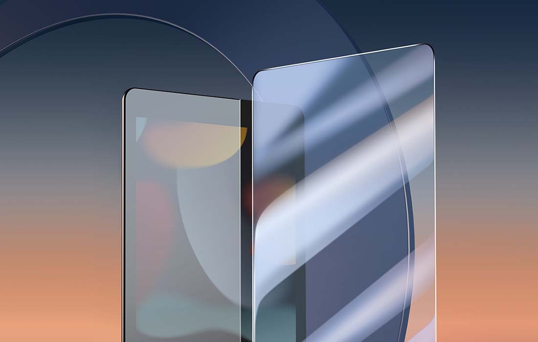 Haute transparence du verre trempé