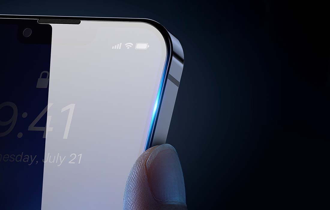 Verre trempé avec bords arrondis pour iPhone 12 et 12 Pro