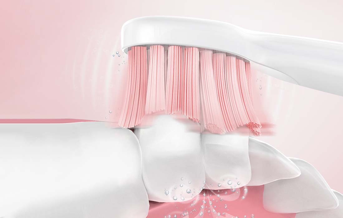 Dents propres après utilisation