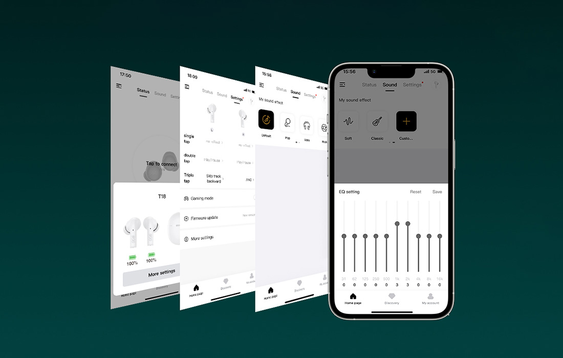 Application QCY pour plus de possibilités