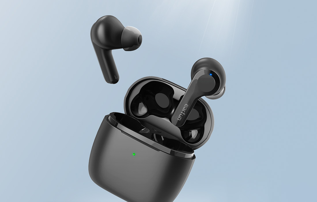 Casque EarFun Air avec boîtier de charge