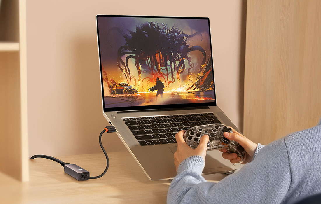 Connexion stable avec l'adaptateur Baseus