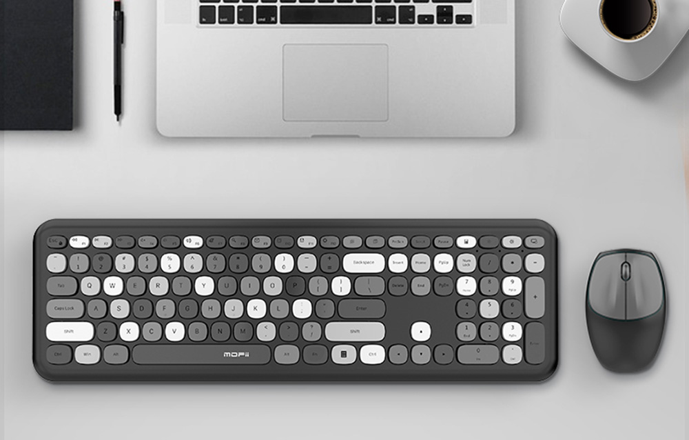 Mofii 666 ensemble clavier et souris en noir