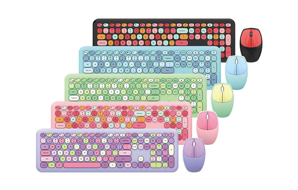 Variantes de couleurs du clavier et souris MOFII