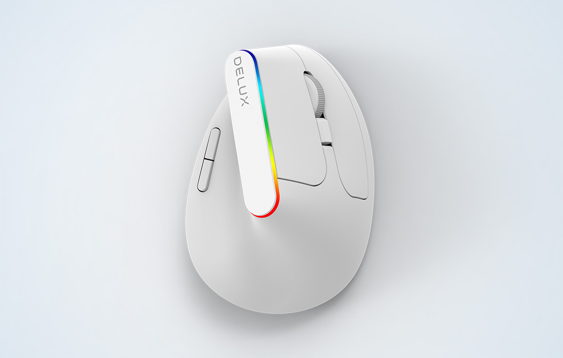 Souris verticale Delux M618C