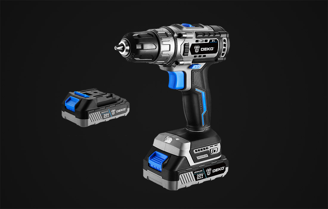 Perceuse Deko Tools DKBL20DU3-H