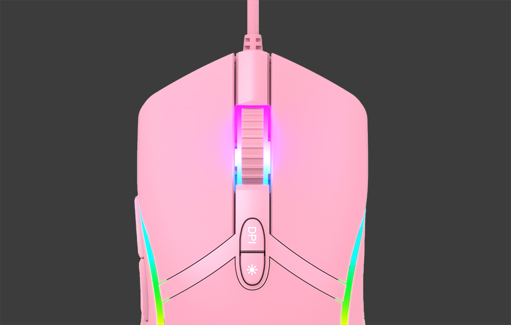 Souris de jeu ergonomique Havit MS1026