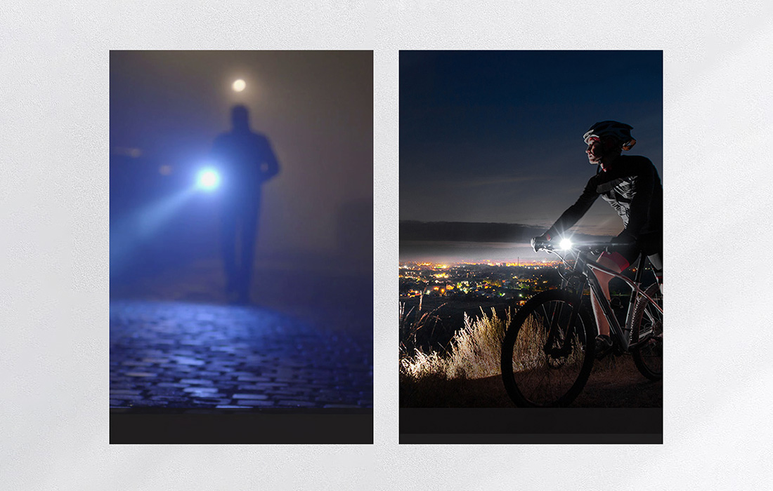 Modes d'éclairage de la lampe BL09
