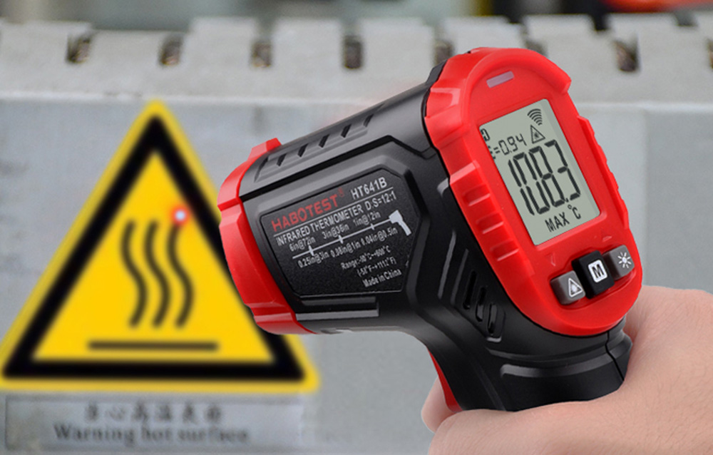 Fonctionnalité du pyromètre Habotest HT641B