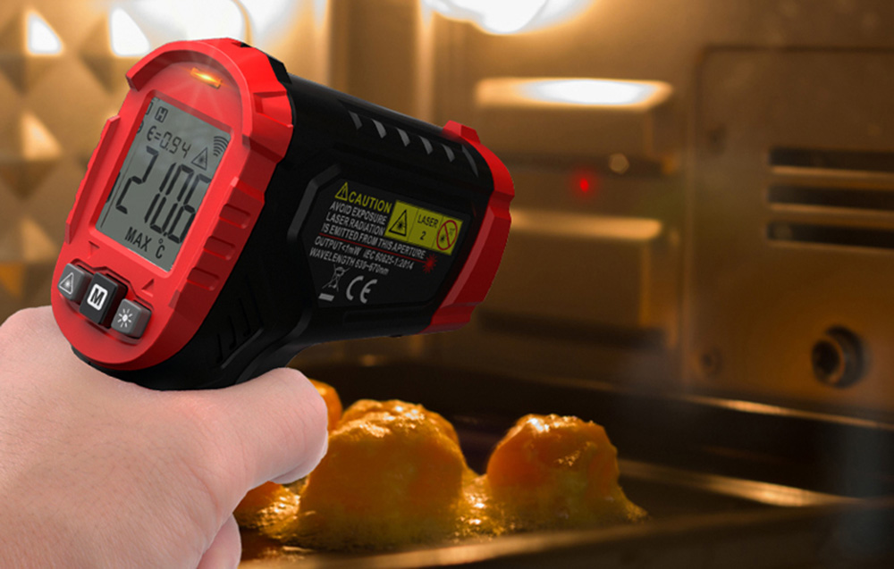 Utilisation polyvalente du pyromètre Habotest HT641B