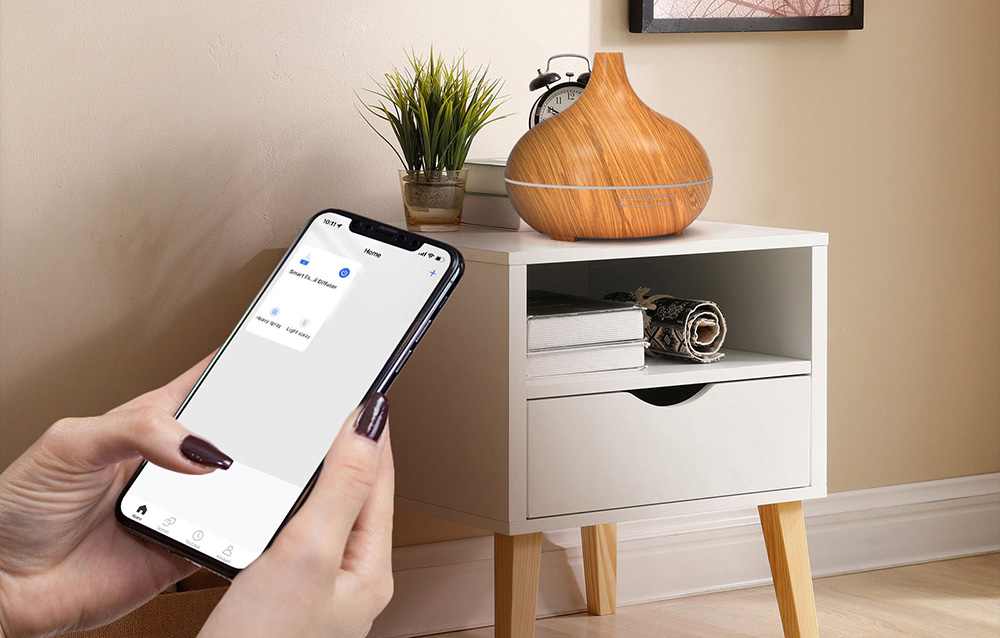 Personnalisation de l'éclairage du diffuseur Meross