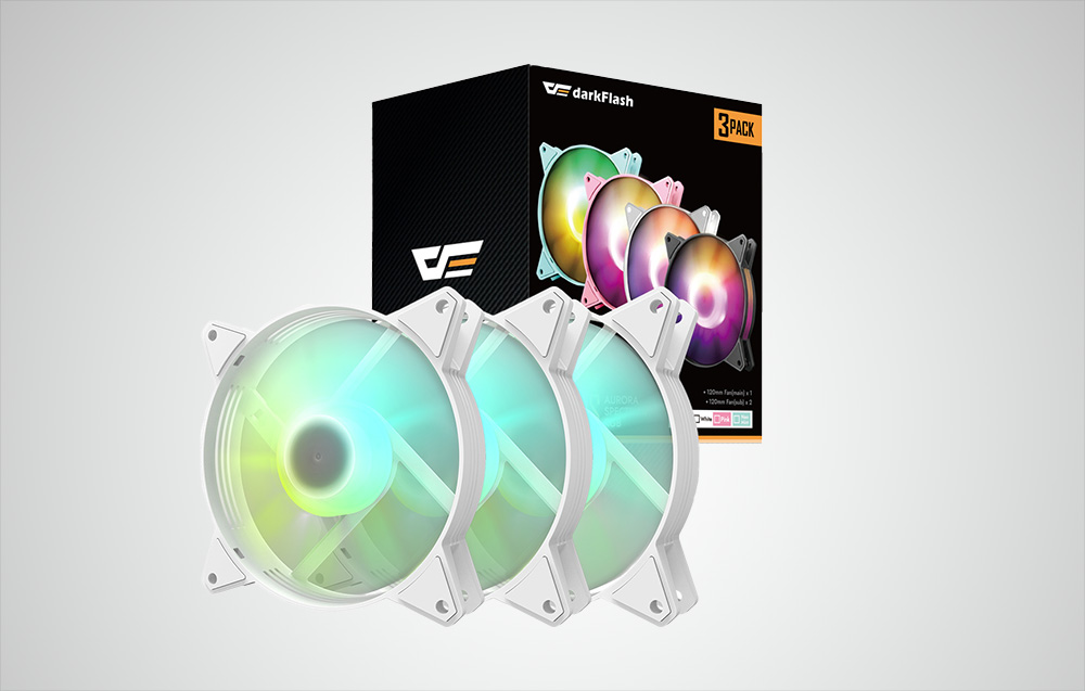 Ensemble de ventilateurs 3-en-1 Darkflash C6