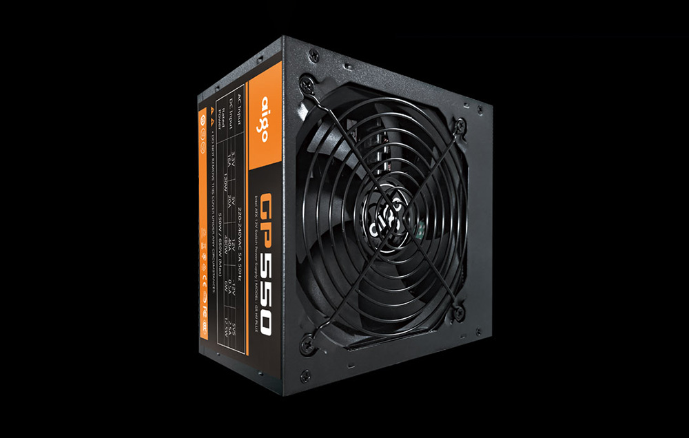 Aigo GP550 - vue de l'alimentation