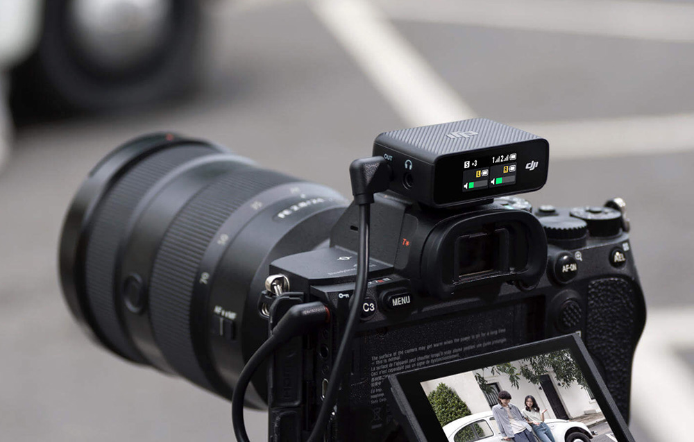 Récepteur DJI Mic compatible avec plusieurs appareils