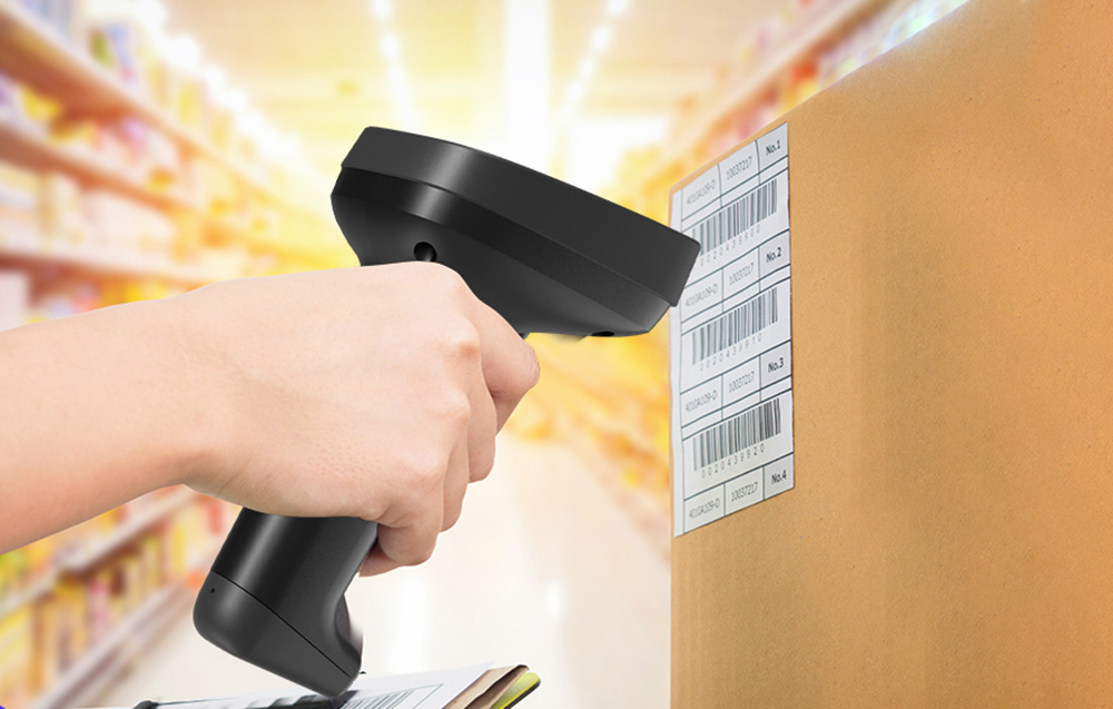 Applications multiples du lecteur de code-barres Deli E14953W